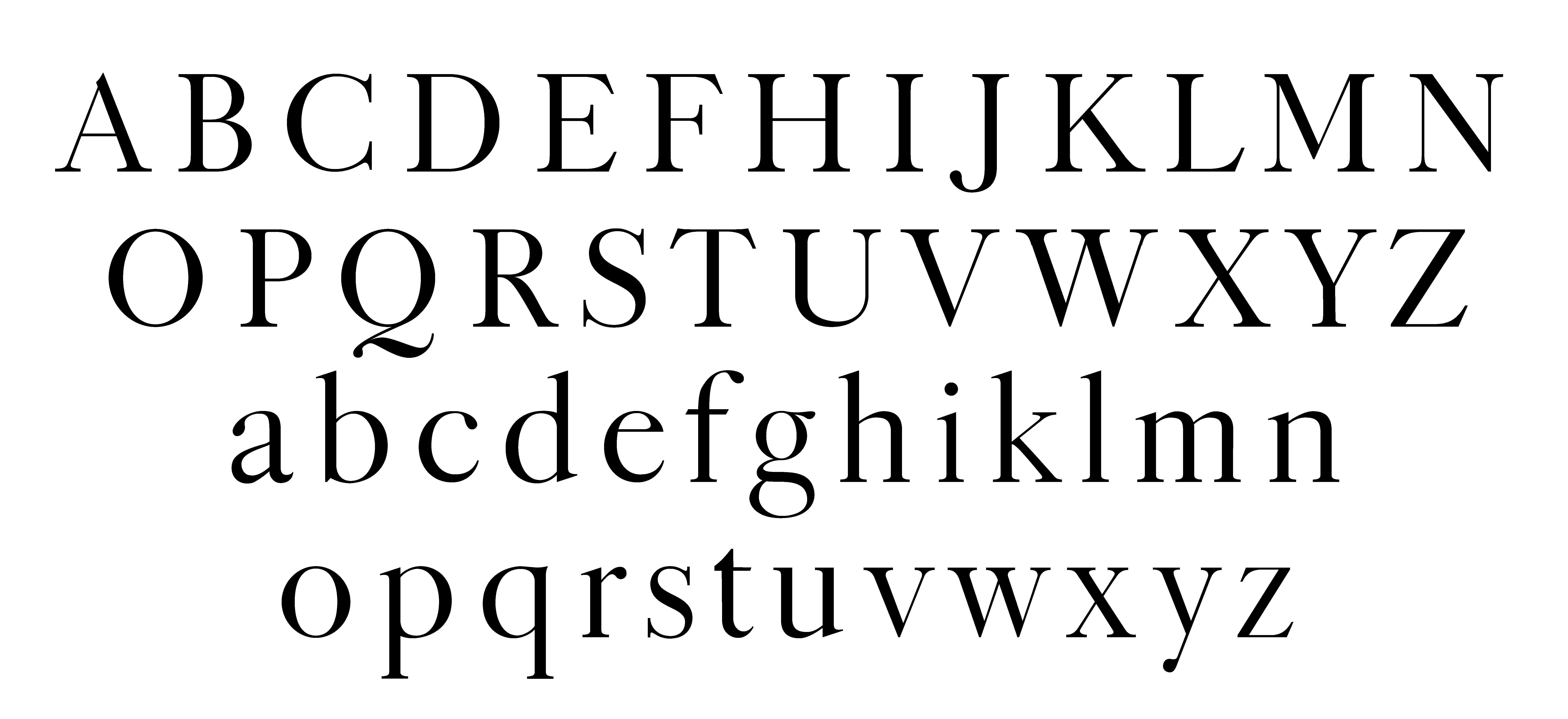 Caslon Typeface